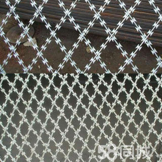 生產(chǎn)銷售刀片刺繩護欄網(wǎng) 軍事重地封閉網(wǎng) 刀片刺繩網(wǎng)